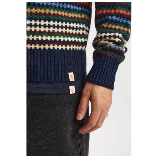 Revolution Knit pull blue & multi collor - Image 3