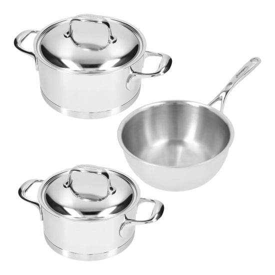 Demeyere Atlantis 7 rvs pannenset 3-delig kookpottenset - Image 1
