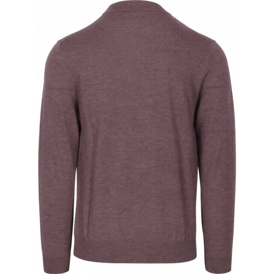 Profuomo Ppxj30028j merino mockneck aubergine - Image 3