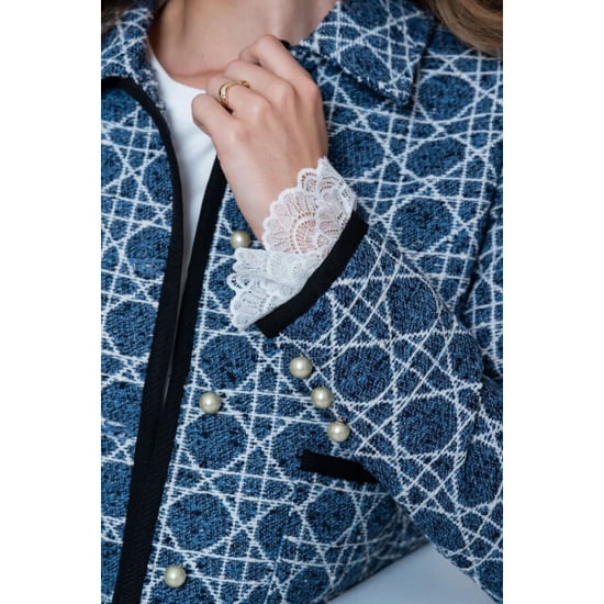 Geisha 65519-10 815 jacket tweed indigo/navy - Image 2