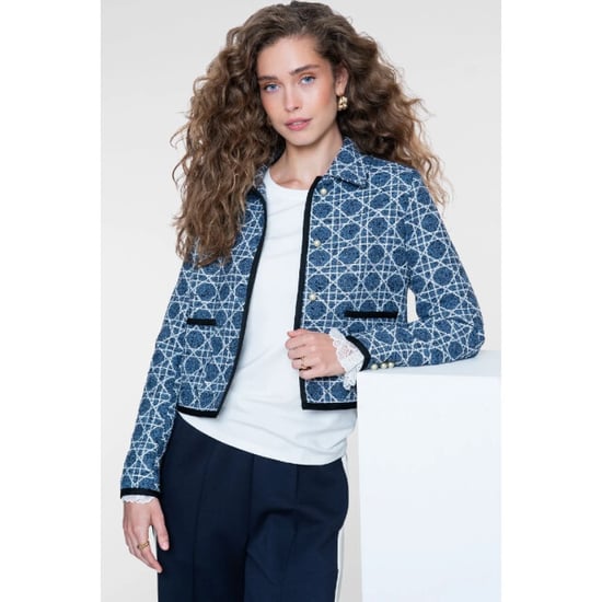 Geisha 65519-10 815 jacket tweed indigo/navy - Image 3