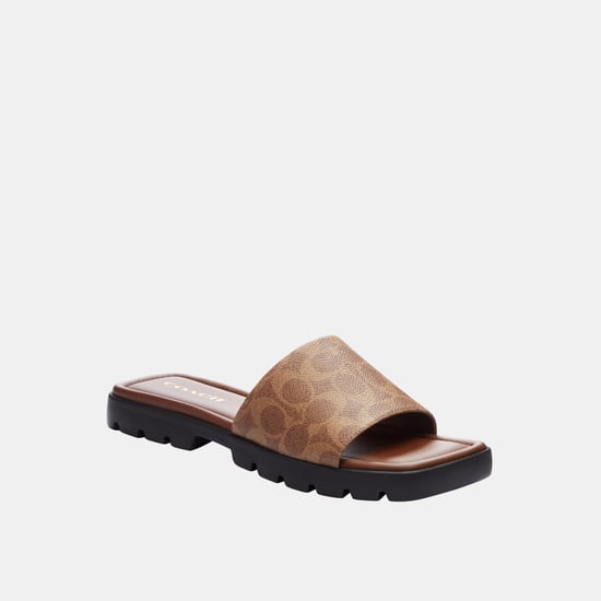Florence Coated Canvas Sandal - Image 1