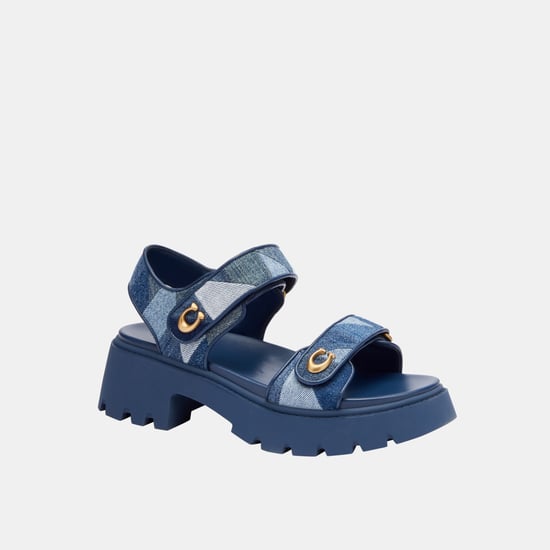 Brynn Platform Sandal With Patchwork - Image 1