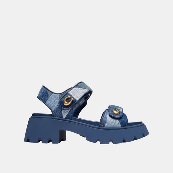 Brynn Platform Sandal With Patchwork - Image 2