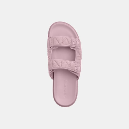 Sculpted C Double Band Sandal With Quilting - Image 3