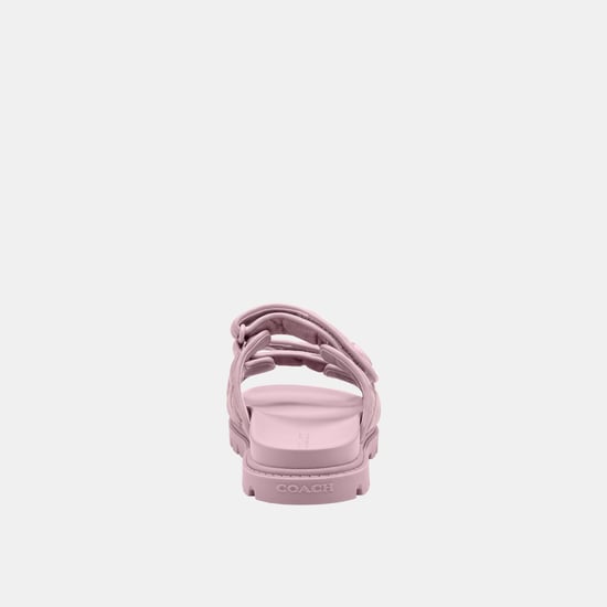 Sculpted C Double Band Sandal With Quilting - Image 4
