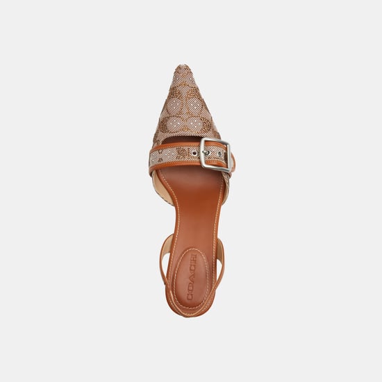 Margot Slingback In Crystal Signature Jacquard - Image 3