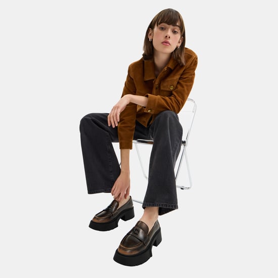 Leah Platform Loafer In Loved Leather - Image 5