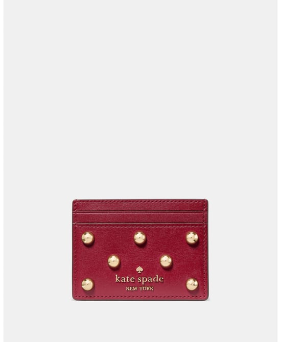 Studded Small Slim Card Holder - Image 1