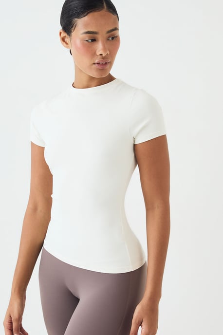 DSGN Studio Soft Luxe Short Sleeve Top - Image 1