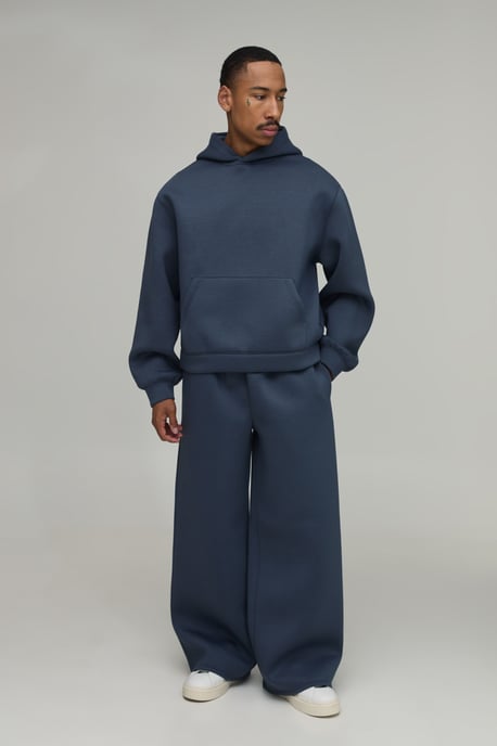 Oversized Boxy Scuba Hoodie - Image 4
