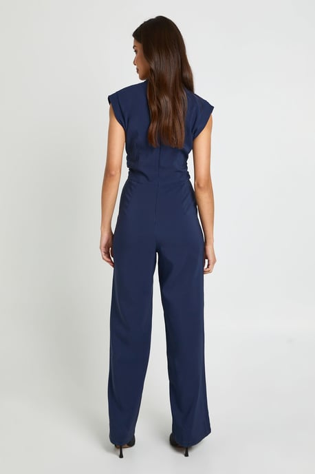 Ruched Waist Wide Leg Jumpsuit - Image 2