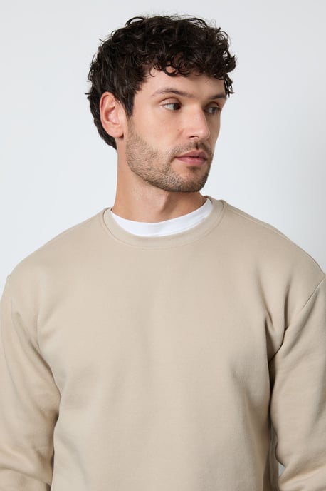 Natural Crew Neck Sweatshirt - Image 2