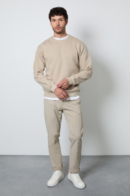 Natural Crew Neck Sweatshirt - Image 4