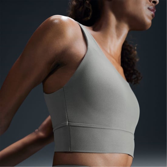 Women's Nike Non Wired Medium Impact Sports Bra in Army/White - Image 3
