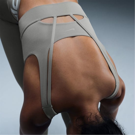 Women's Nike Non Wired Medium Impact Sports Bra in Army/White - Image 4