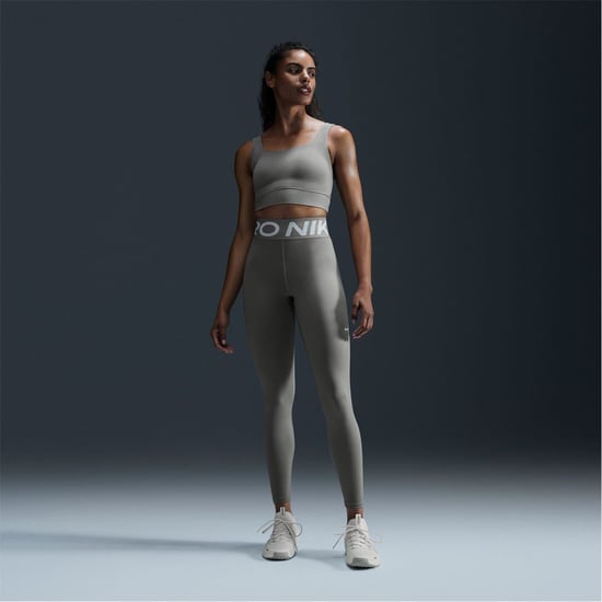 Women's Nike Non Wired Medium Impact Sports Bra in Army/White - Image 5