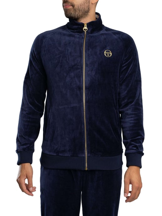 Sergio Tacchini Court Velours Trainingsjack, Blauw - Image 2