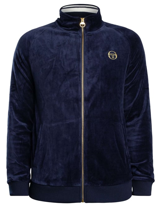 Sergio Tacchini Court Velours Trainingsjack, Blauw - Image 5