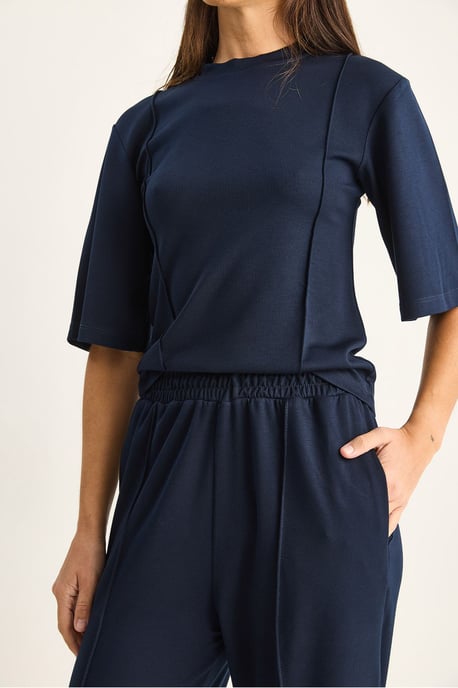 Cotton-Lycra Two-Piece Co-ord Set - Image 5