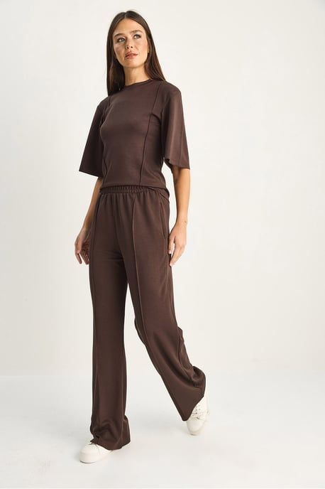 Cotton-Lycra Two-Piece Co-ord Set - Image 3