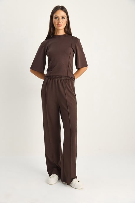 Cotton-Lycra Two-Piece Co-ord Set - Image 4