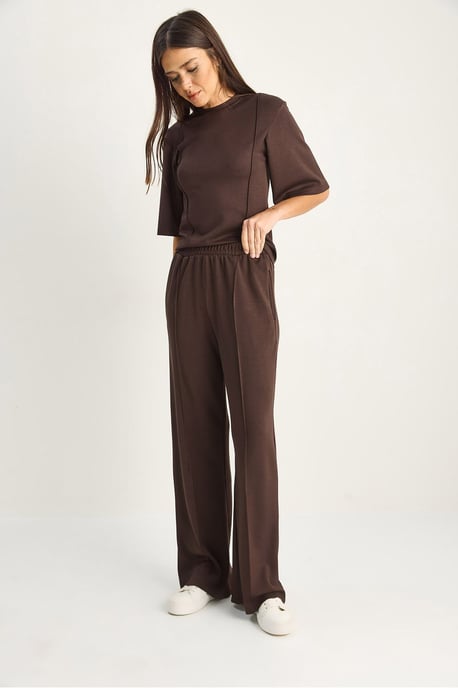 Cotton-Lycra Two-Piece Co-ord Set - Image 5
