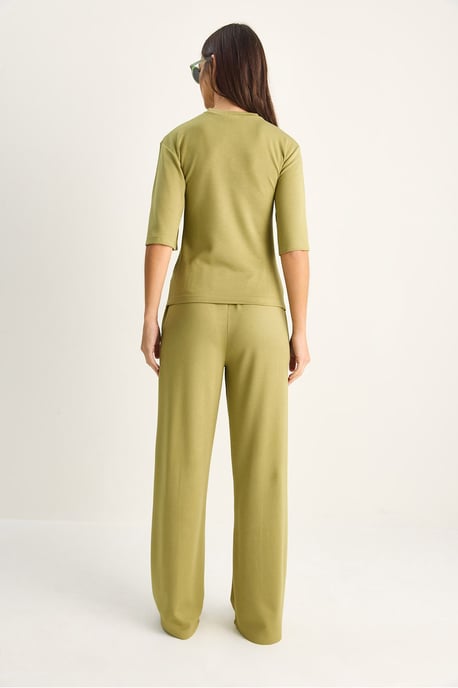 Cotton-Lycra Two-Piece Co-ord Set - Image 6