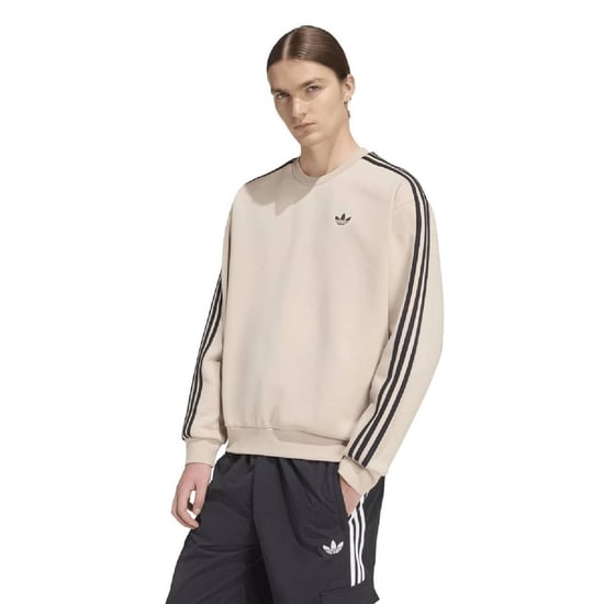 Men's adidas Originals Adicolor 3s O in stone khaki - Image 5