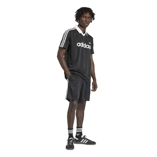 Men's adidas Originals 3s Loose Engi in black - Image 4