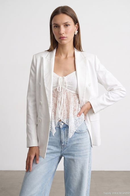 Tencel Cotton Linen Jacket - Image 2