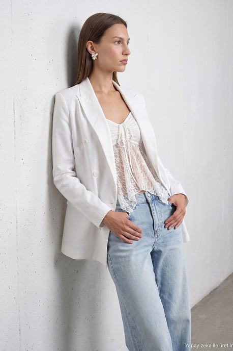 Tencel Cotton Linen Jacket - Image 4