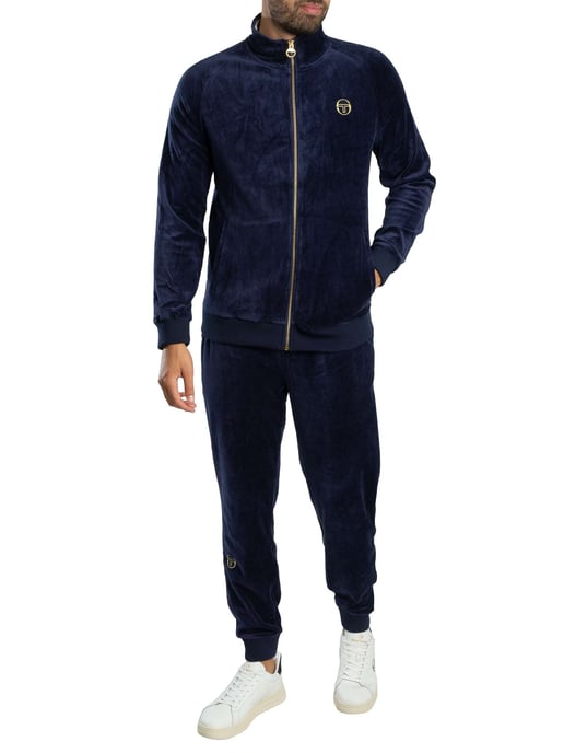 Sergio Tacchini Court Velour Track Joggers, Blauw - Image 6