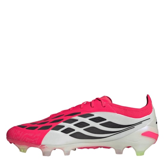 Men's adidas Predator Elite Firm Ground Football Boots in Red/Blk/White - Image 2