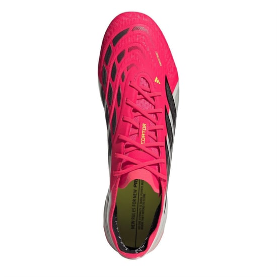 Men's adidas Predator Elite Firm Ground Football Boots in Red/Blk/White - Image 6