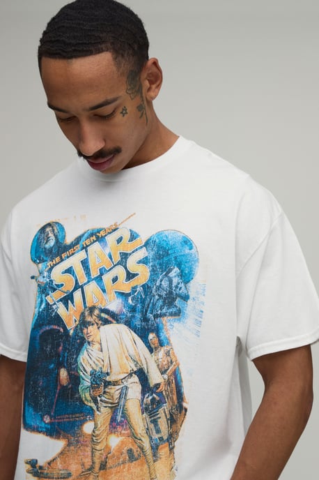Oversized Star Wars License T-Shirt - Image 2