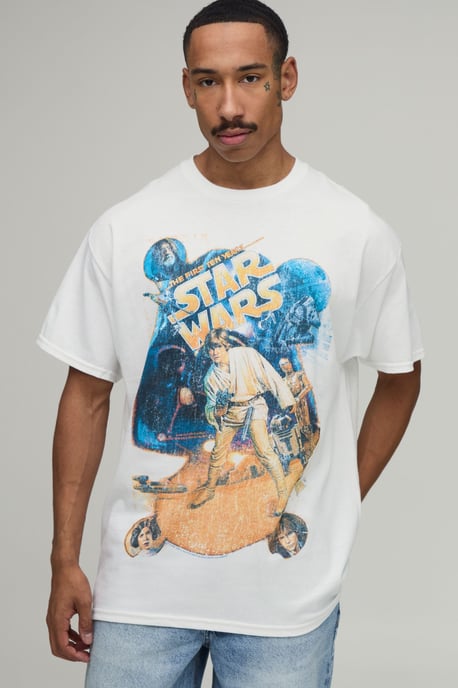 Oversized Star Wars License T-Shirt - Image 4