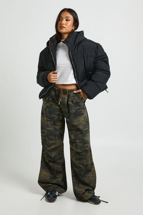Petite Hooded Puffer Jacket - Image 2