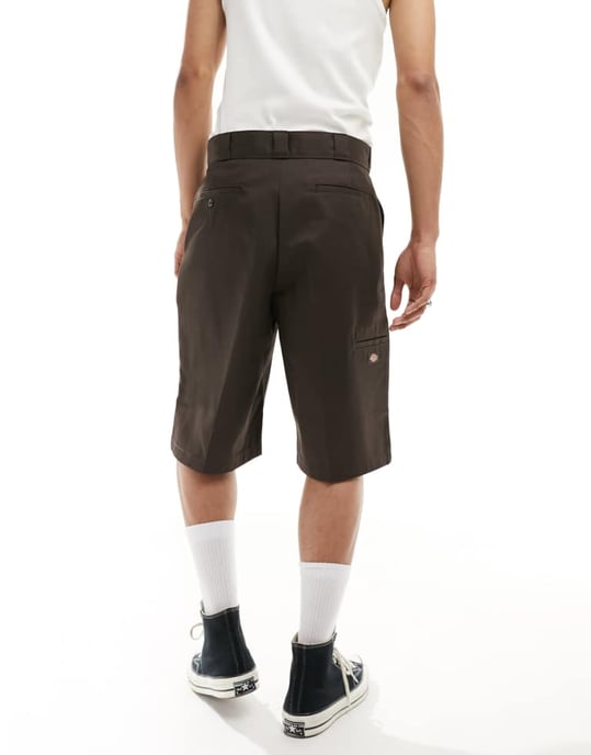 Dickies 13 tum skräddarsydda shorts i mörkbrun - Image 3