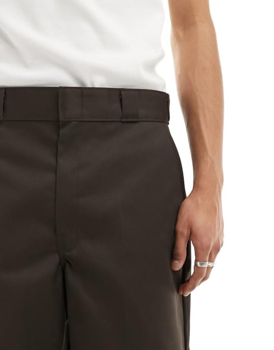 Dickies 13 tum skräddarsydda shorts i mörkbrun - Image 4