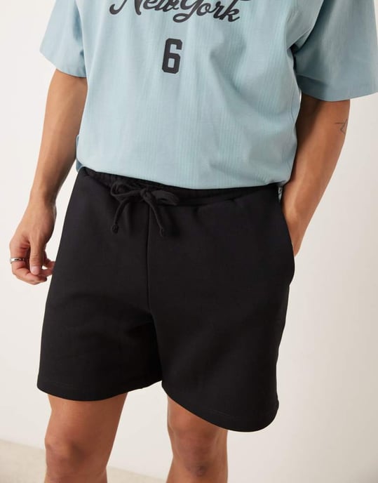 ASOS DESIGN kraftigt kort i svart - SVART - Image 2