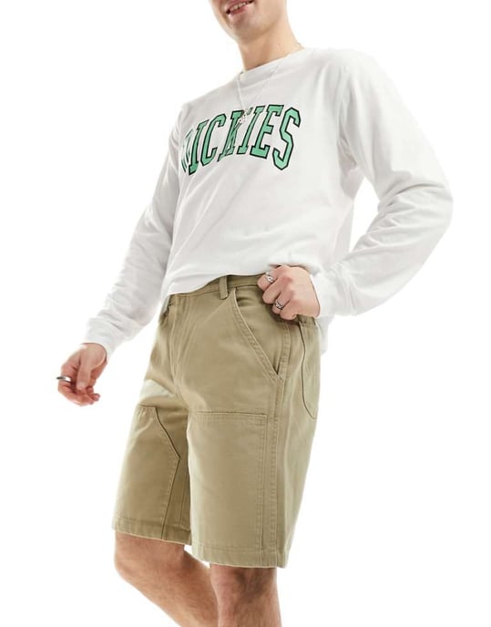 Dickies duck canvas chaps-shorts i ljusbrun - Image 1