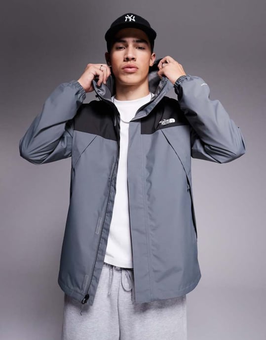 The North Face Antora vattentät jacka i grå - Image 1