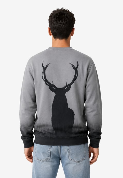 Sweatshirt mit Allover-Print Wild Deer Mr Gugu & Miss GO - Image 3