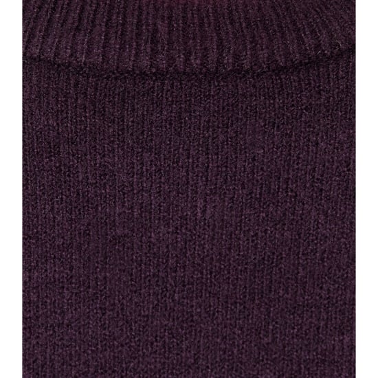New Look Womens Side Slit Jumper Long Sleeve Sweatshirts Crew Neck Knitted Top - Image 4