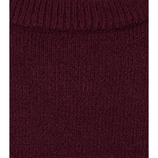 New Look Womens Side Slit Jumper Long Sleeve Sweatshirts Crew Neck Knitted Top - Image 4