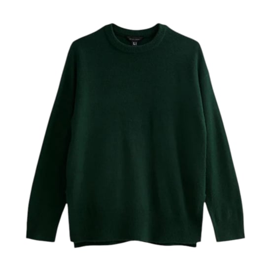 New Look Womens Side Slit Jumper Long Sleeve Sweatshirts Crew Neck Knitted Top - Image 4