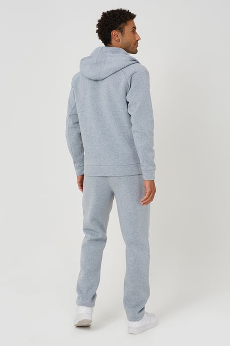 Light Grey Zip Through Hoodie & Jogger Co-Ord - Image 2