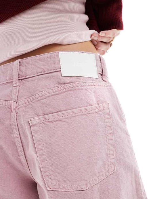 JJXX denimshorts i ljusrosa - Image 3
