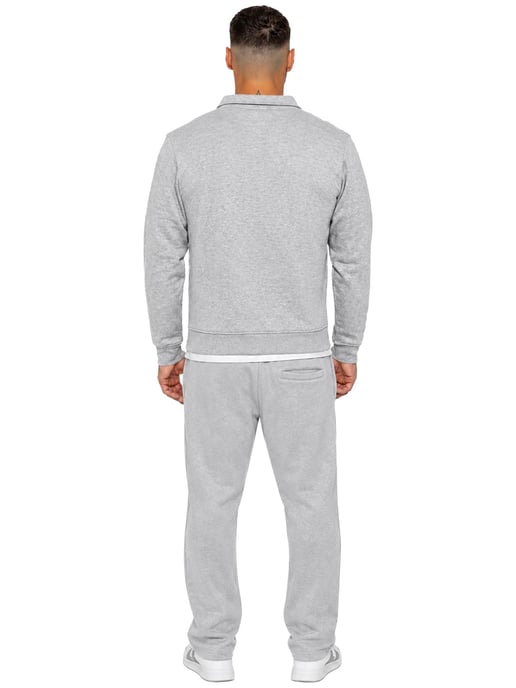 Enzo Milano | Mens Half Zip Collared Tracksuit Set - Image 2